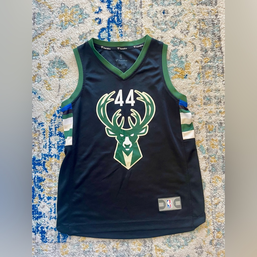 Fanatics Milwaukee Bucks youth small jersey #44 Simmons
